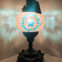 トルコ モザイク ランプ 【スタンドNEW】(Sサイズ) SLTN-006