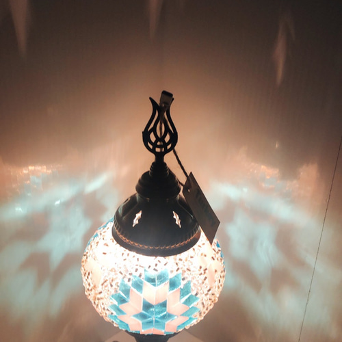 トルコ モザイク ランプ 【スタンドNEW】(Sサイズ) SLTN-006