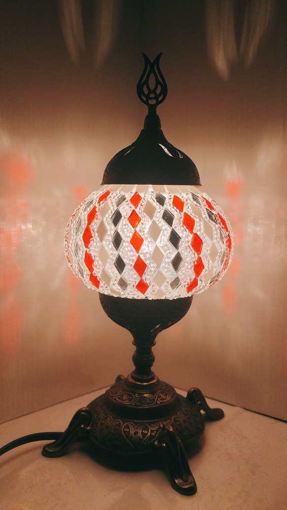 モザイクランプ トルコ モザイク ランプ 【スタンドNEW】(Mサイズ) SLTN-035 スタンド