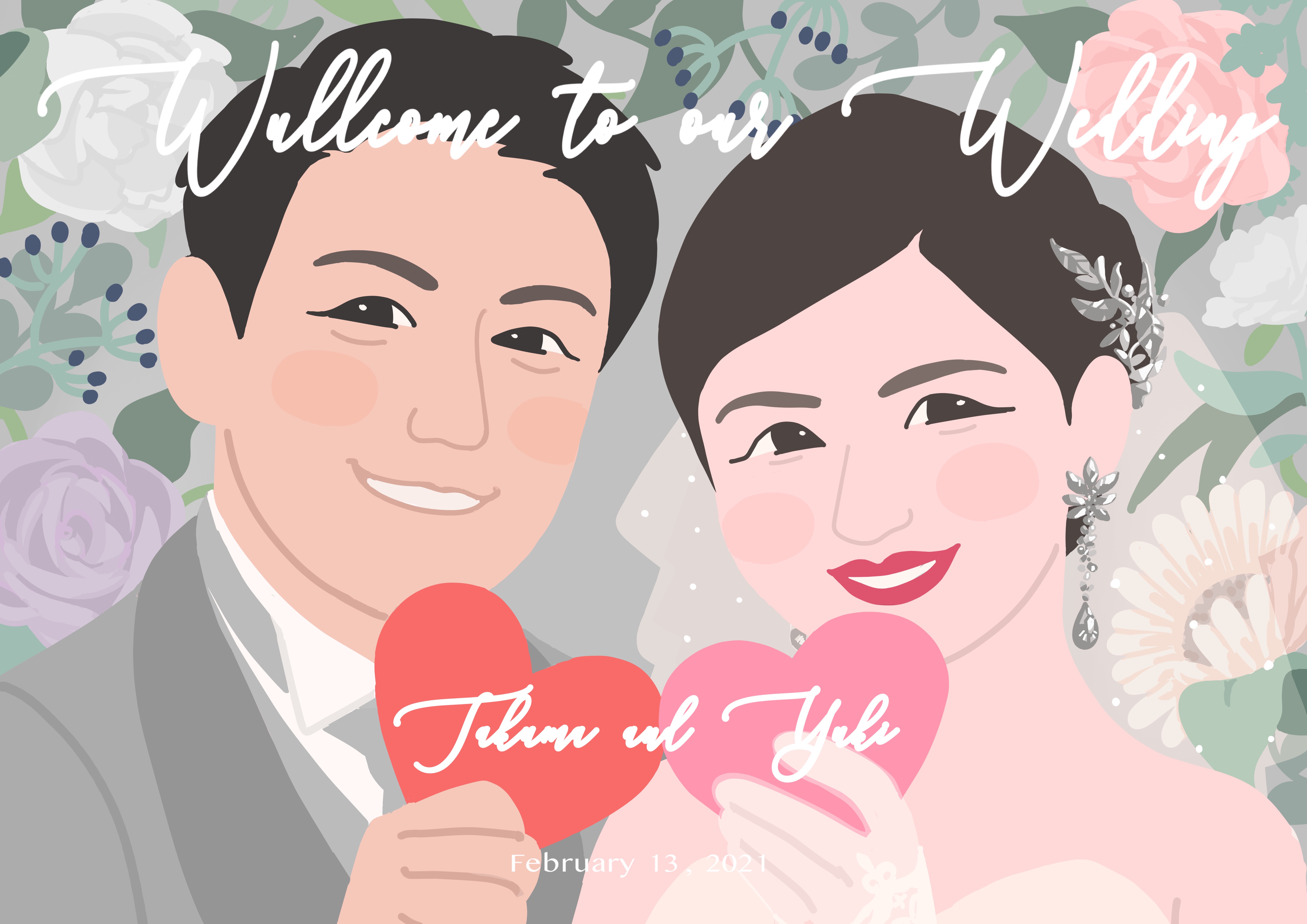 似顔絵・ウェルカムボードなど