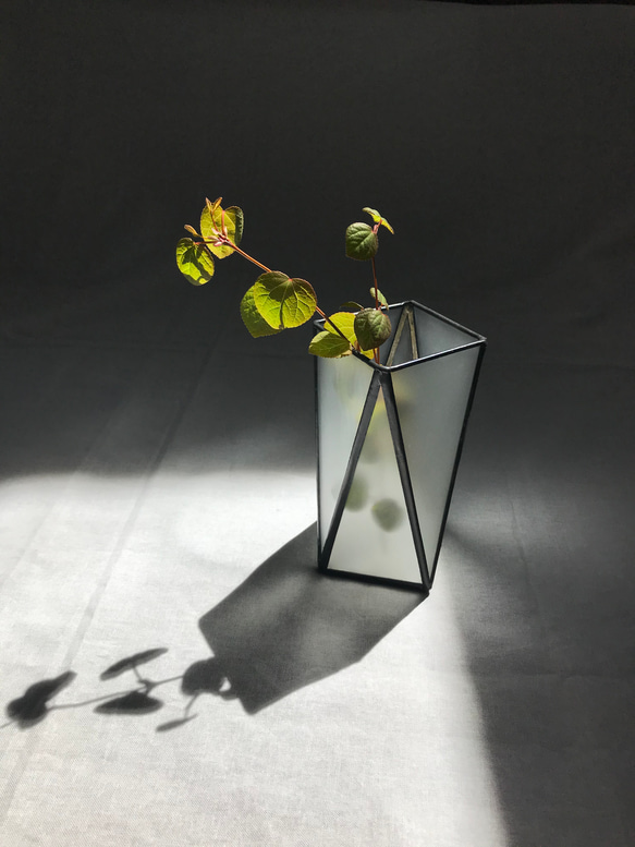 【再販】ステンドグラス　花瓶　f 6枚目の画像