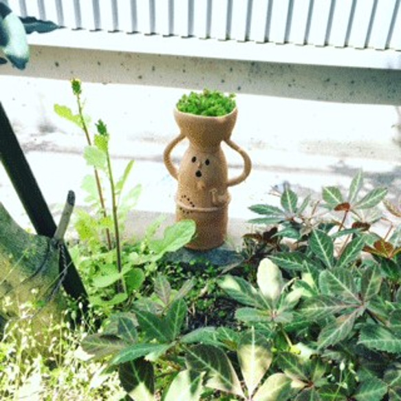 ハニワの植木鉢 5枚目の画像