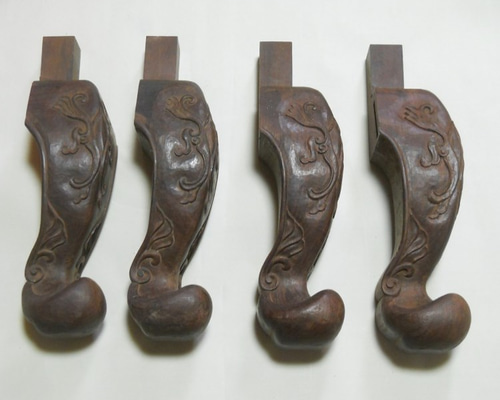 本紫檀 無垢材 猫脚 パーツ セット 木材・板 kosen 通販 1428993