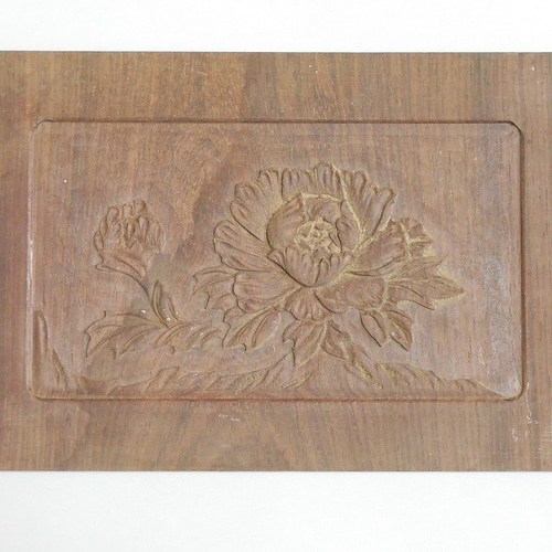 紫檀 彫刻 板 花 版画 kosen 通販 1520513｜Creema(クリーマ)