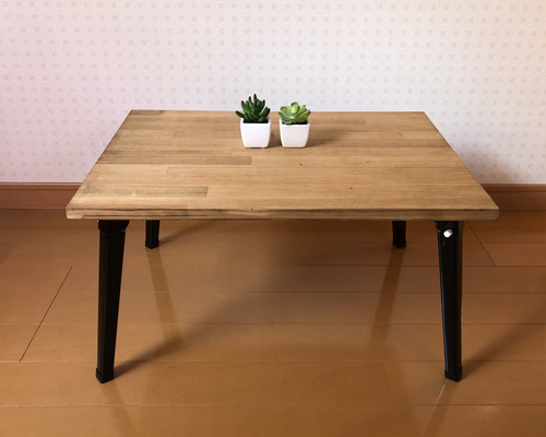 昭和　喫茶店　レトロ風　折りたたみ式　コーヒーローテーブル テーブル センターテーブル ローテーブル リビングテーブル