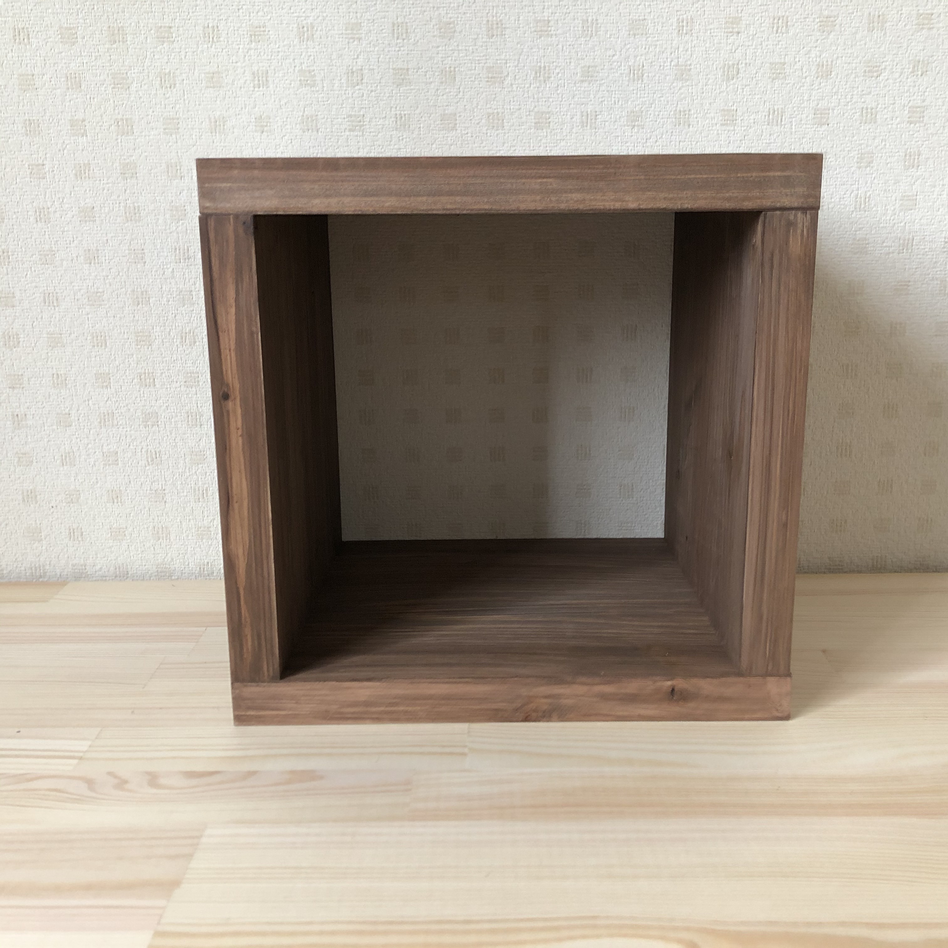 【3ケース／水性ニス仕上げ】棚・ボックス・キューブボックス・収納・ラック・本棚・シェルフ＜No.185＞