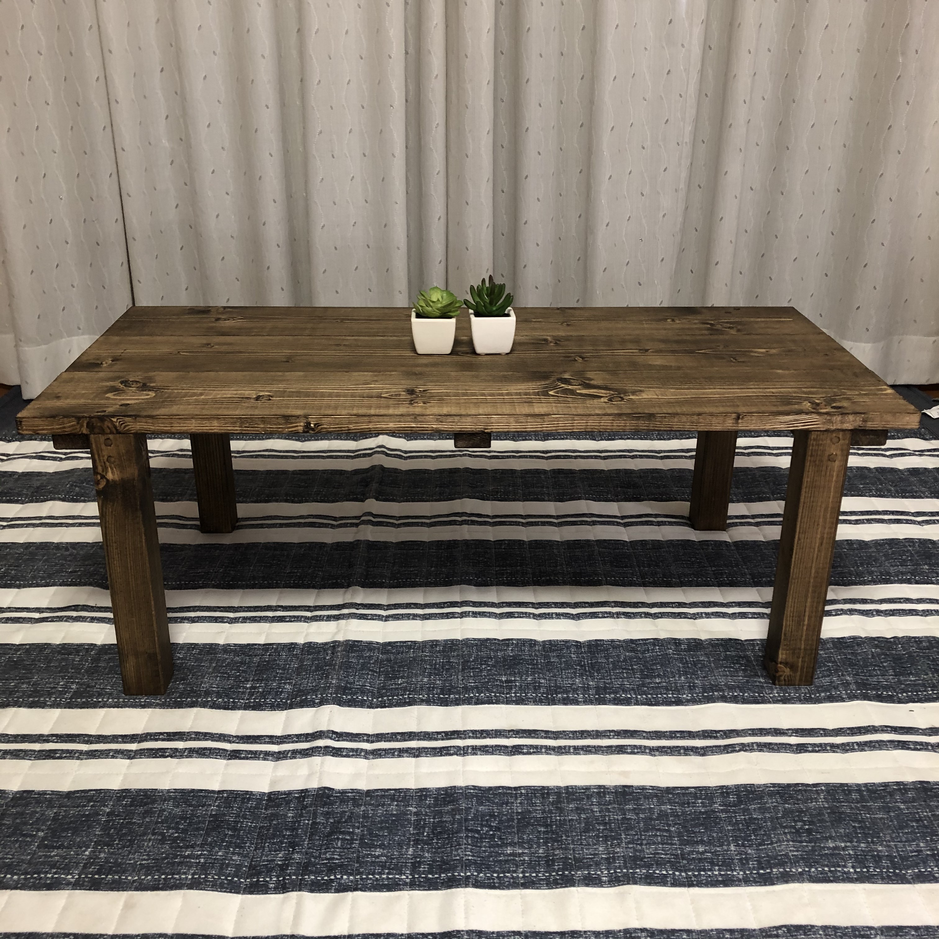 アンティーク風・ローテーブル・カフェテーブル・テーブル＜No.025＞