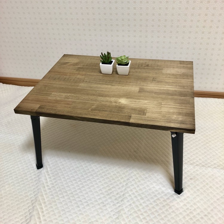 90✕54ジャコビーン　　カフェテーブル　折り畳み式　　無垢材