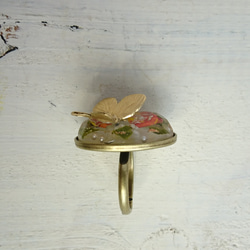 antique butterfly…姫リンゴの指輪 3枚目の画像