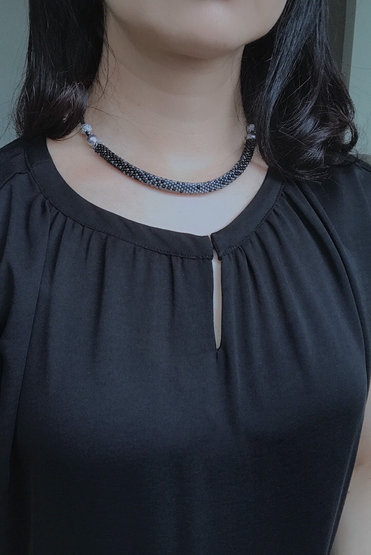 milky way 2wayネックレスblack