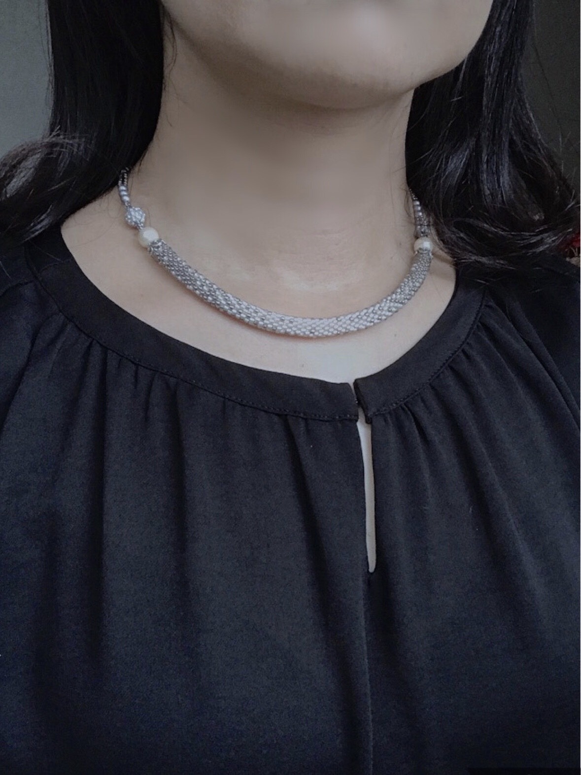 milky way 2wayネックレスwhite