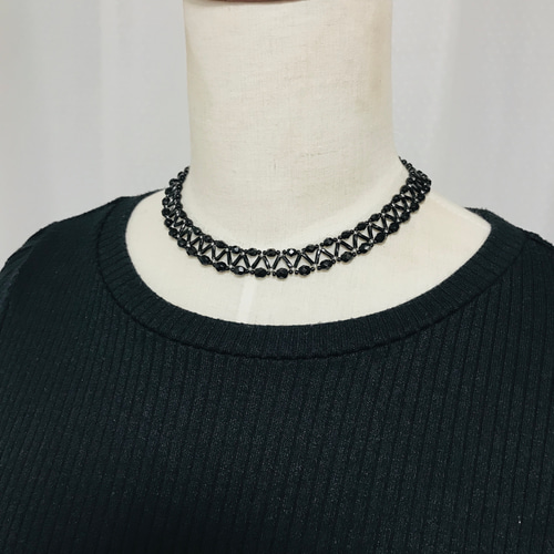 テラヘルツ鉱石ネックレス シンプルアクセサリー2mm玉 極小粒 テラヘルツ鉱石ネックレス シンプルアクセサリー2mm玉 極小粒