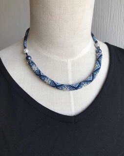 2wayブルーネックレス