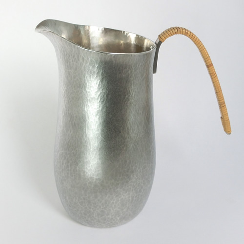 純銀ハンマード金属ピッチャー酒器です