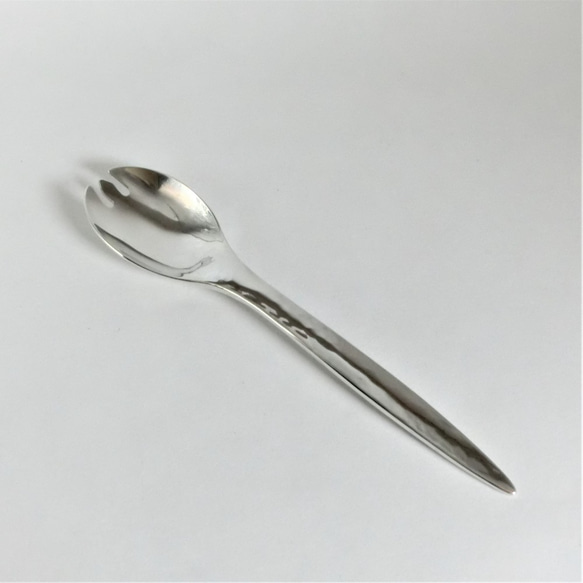懐かしの先割れスプーン　純銀アイスクリームスプーン　高級ギフト 3枚目の画像
