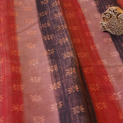 インド産木版更紗サンガネール生地ビンテージ　FIC22 6枚目の画像