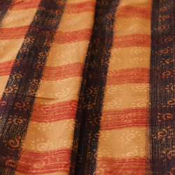 インド産木版更紗サンガネール生地ビンテージ　FIC23 3枚目の画像
