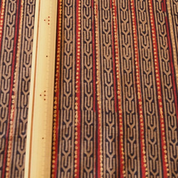 インド産木版更紗バグルー生地ビンテージ　FIC24 4枚目の画像