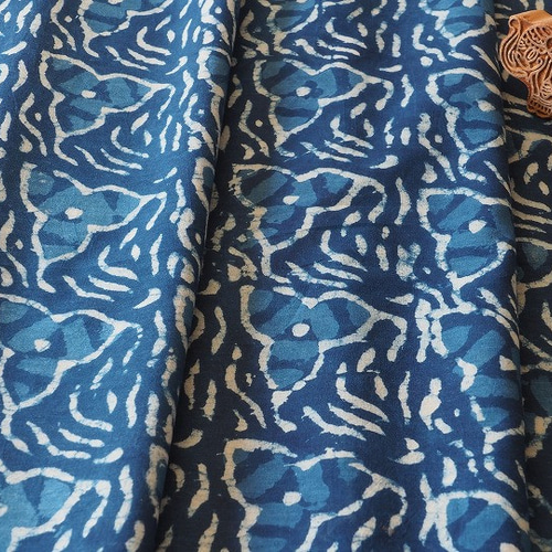 インド更紗ハンドブロックコットン FIC1112 生地 kain kain 通販