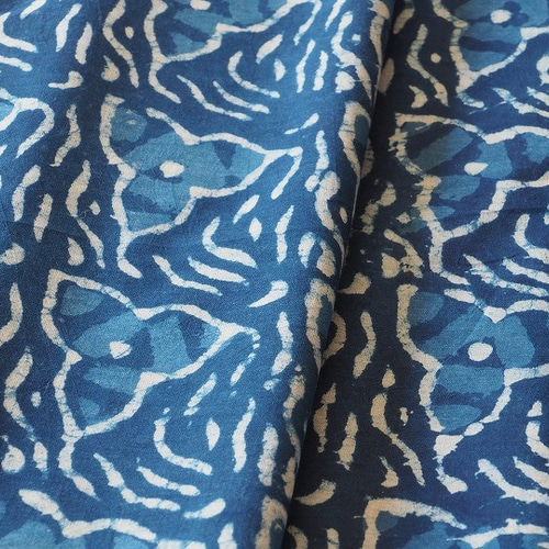 アンチック　インド更紗 インド更紗ハンドブロックコットン1.8mカット販売 FIC1104 生地 kain