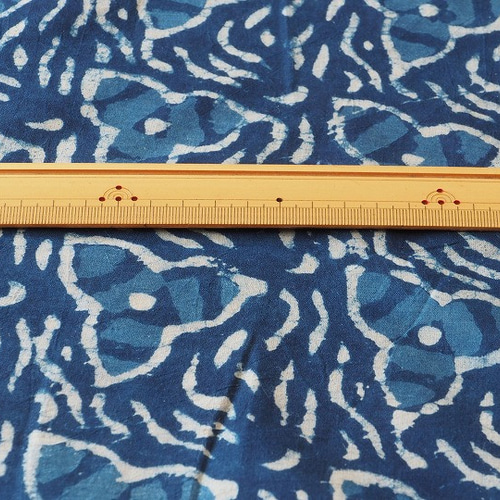 インド更紗ハンドブロックコットン FIC1112 生地 kain kain 通販