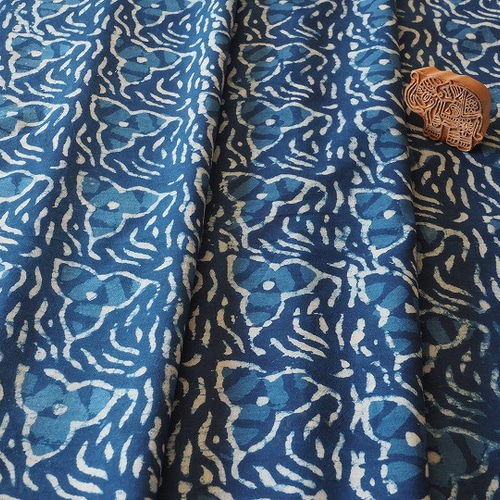 アンチック　インド更紗 インド更紗ハンドブロックコットン FIC1112 生地 kain kain 通販