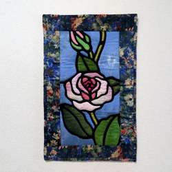 ステンドグラスキルト葡萄のタペストリー タペストリー・壁掛け Quilt