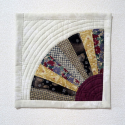 ステンドグラスキルト葡萄のタペストリー タペストリー・壁掛け Quilt