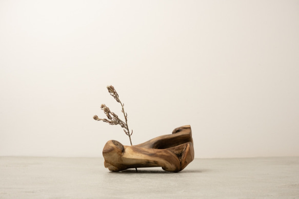 Driftwood dried flower vase (1) 1枚目の画像