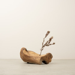 Driftwood dried flower vase (1) 3枚目の画像