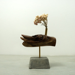 Driftwood dried flower vase (10) 1枚目の画像