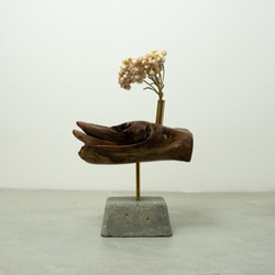 Driftwood dried flower vase (10) 2枚目の画像