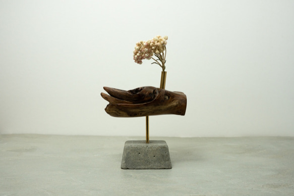 Driftwood dried flower vase (10) 2枚目の画像