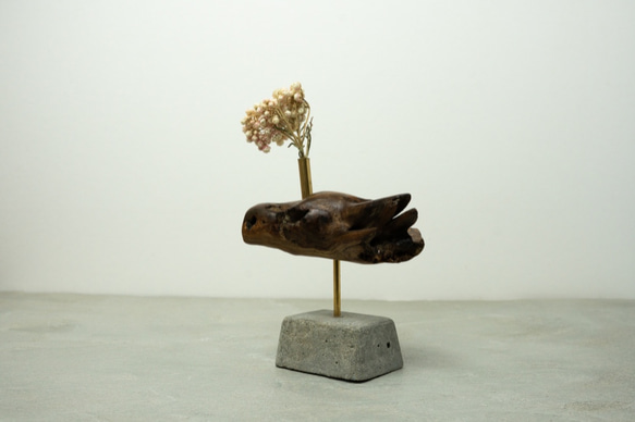 Driftwood dried flower vase (10) 4枚目の画像