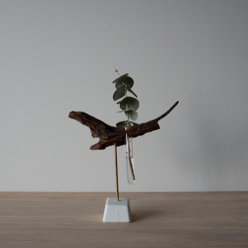 Driftwood flower vase (6) 一輪挿し・花瓶・花器 saisei 通販