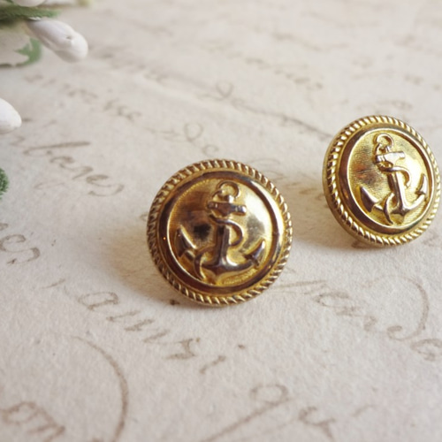 2個】フランス ヴィンテージボタン ボタン grenier plus 通販 10329649