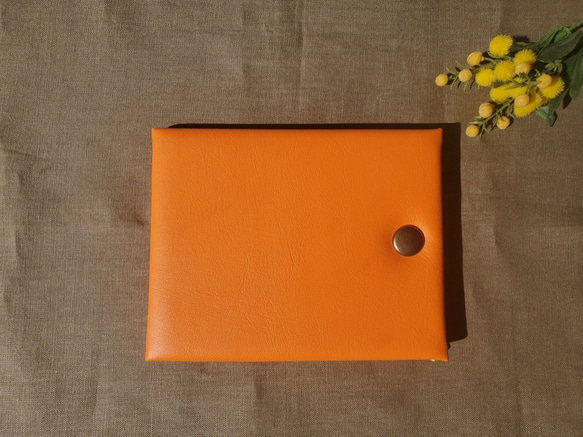【超抗菌】銅マスクケース　【オレンジ】純度99.6％純銅使用　抗菌・消臭〈送料無料〉 1枚目の画像