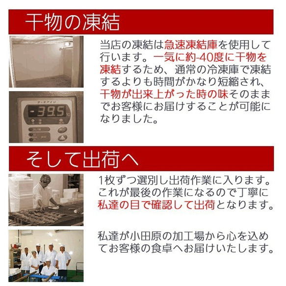 おまかせ干物セット6000円コース 送料無料 干物なら弊社にお任せください! そのときオススメの魚で作ったセットです。 8枚目の画像