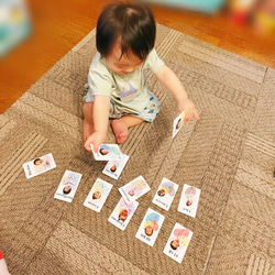 《選び取りカード　オーダー》1歳誕生日 選び取り　似顔絵 10枚目の画像