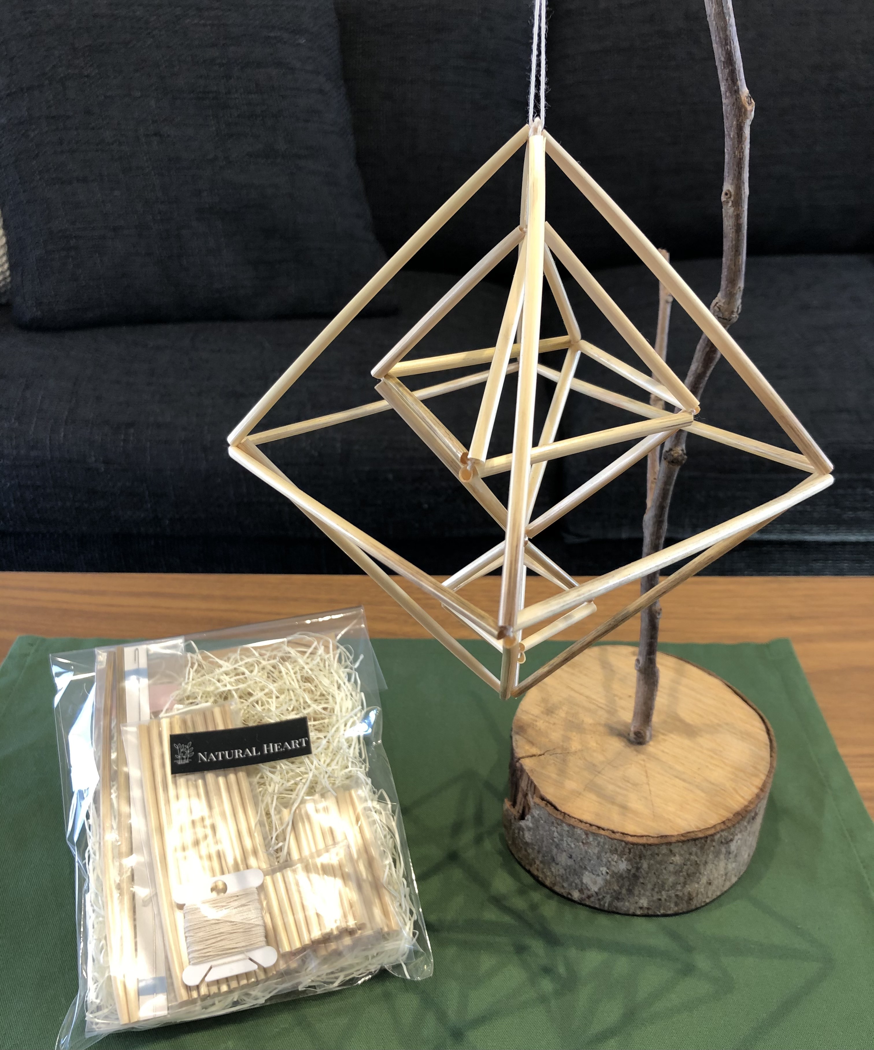 お家で楽しく物作り！【動画付き手作りキット】ヒンメリキットNo