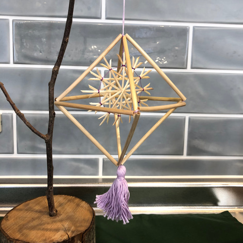 お家で楽しく物作り！【動画付き手作りキット】ヒンメリキットNo