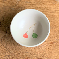 子供食器　お茶碗　陶磁器「ふうせんペンギン」 5枚目の画像