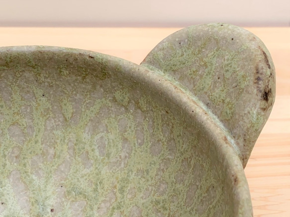 緑釉とんすい　耐熱陶器　鍋取り鉢 4枚目の画像
