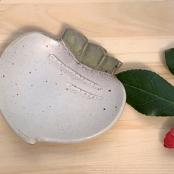 粉引かぶ皿(小)　陶器 2枚目の画像