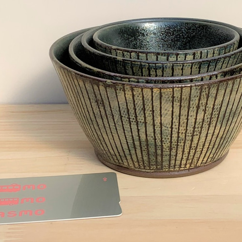 ブラウン 陶器製 ごみ箱 円筒形 LIFELEX 分別・連結できる おしゃれな