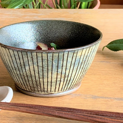 パステルストライプ陶器植木鉢 ストライプ深鉢(中) 陶器 お椀・ボウル・鉢 しもつけ窯 通販 11412554