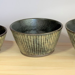 ストライプ深鉢(小)　陶器　 3枚目の画像