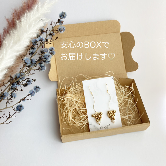 silver✖️gold MIXカラーのメタルピアス/ イヤリング 5枚目の画像