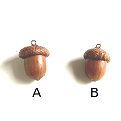 森の恵み♪レッドオークのペンダント　M 3枚目の画像