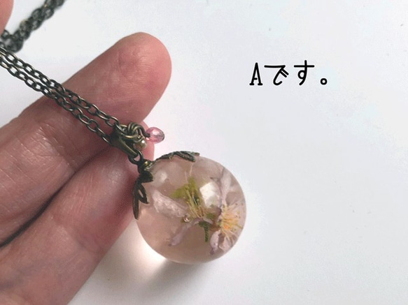 LUNA樣訂貨非常小櫻桃樹的項鍊中號 第4張的照片